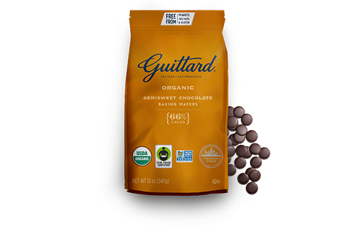 Semisweet Organic Chocolate Baking Wafers 66% Cacao 340g