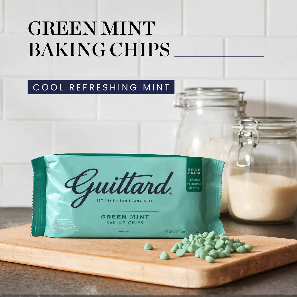 Green Mint Baking Chips 340g