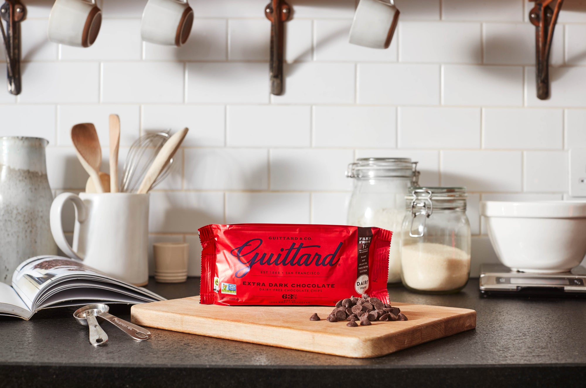 Extra Dark Chocolate Baking Chips 63% Cacao 326g (Allergen free)
