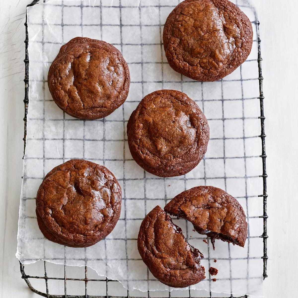 Guittard Molten Chocolate Cookies
